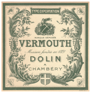 Etiquette Vermouth DOLIN